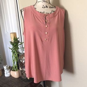 - - Anne Klein women color salmon top various size S/L new